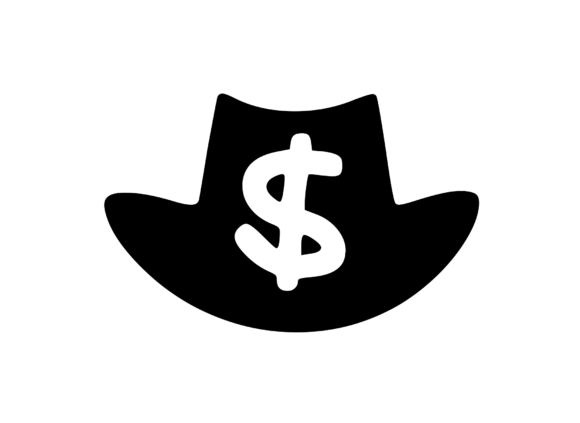 Cowboy Hat with Playful Mono
