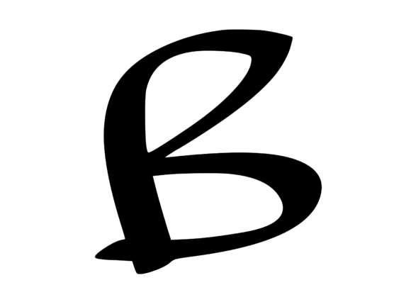 Graffiti Street Tag Mono Letter B – Real Talk from a Stitch Pro