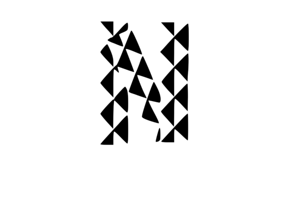 Playful Geometric Pattern Mono N