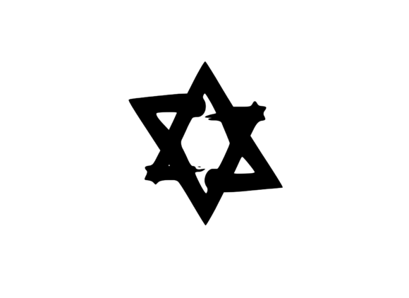 Rough Hand Drawn Star of David Graphic Reviewed