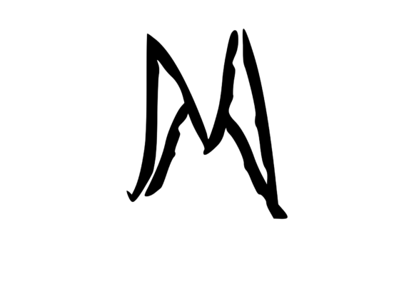Rough Urban Zine Skater Mono Letter M