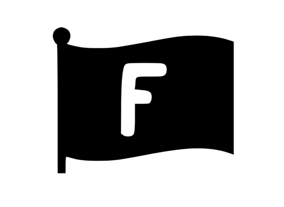 Waving Flag with Mono F
