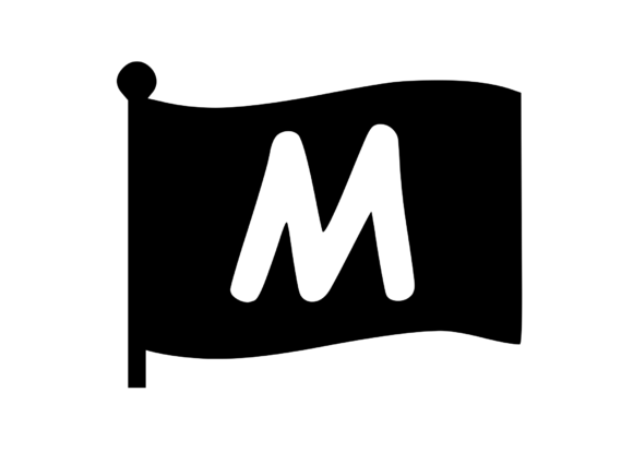Waving Flag with Mono M