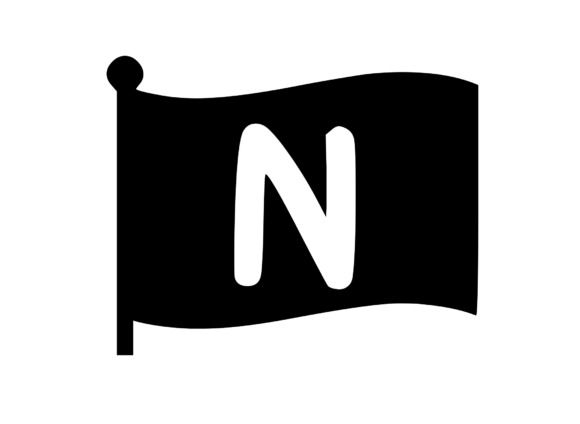 Waving Flag with Mono N
